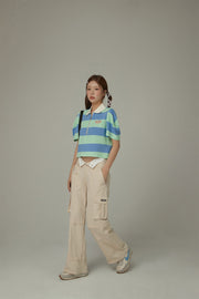 Cargo Wide High Waist Pocket Loose Casual Pants