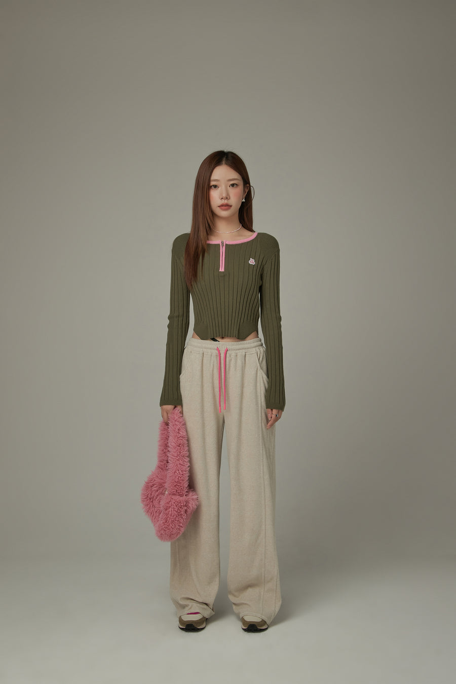 CHUU Elastic Casual Wide Pants