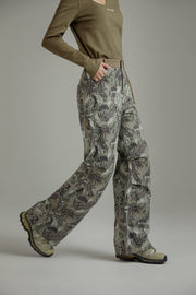 Forest Print Wide Pants