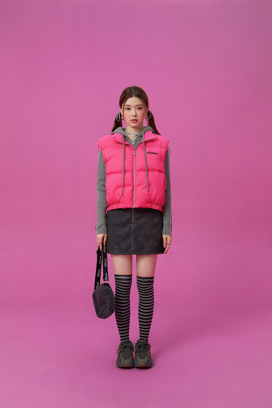 CHUU Boxy Padded Vest