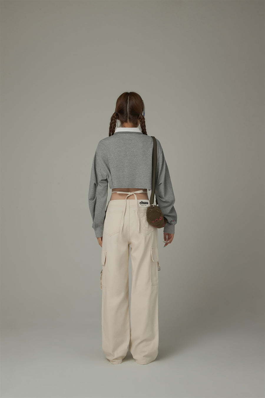 CHUU Pocket Straps Cargo Wide Pants