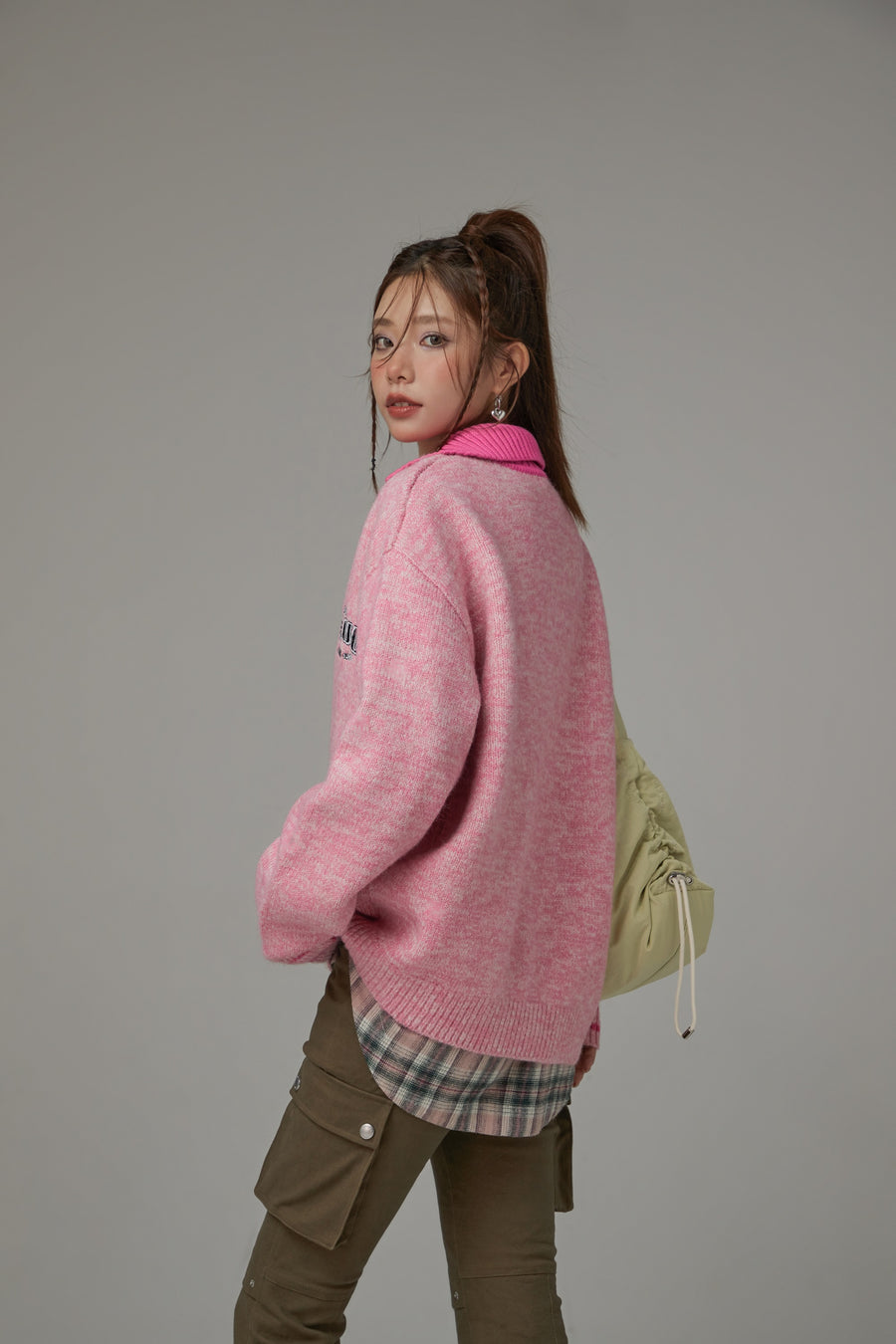 CHUU Color Loose Fit Knit Sweater