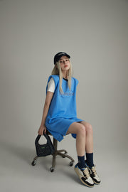 Noe Center Logo Sleeveless T-Shirt Dress