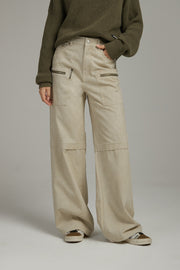 Basic Pocket Wide Pants