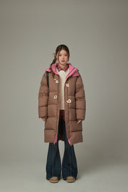 Boxy Padded Long Coat