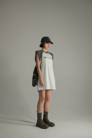 Noe Raglan Sleeveless Mini T-Shirt