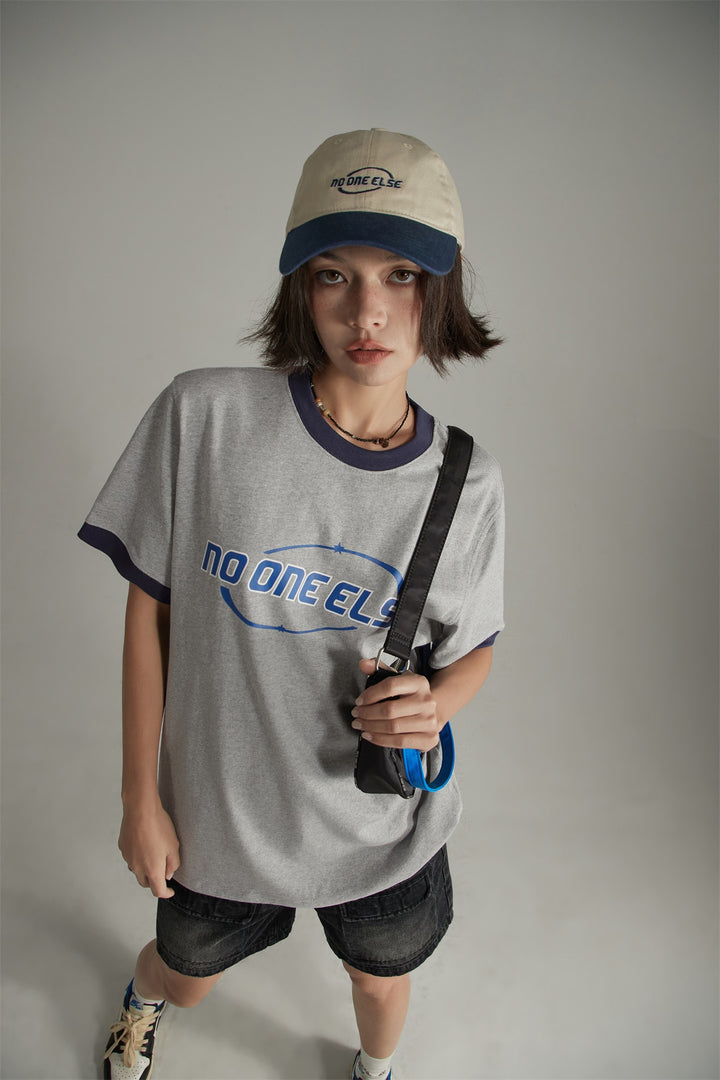 Noe Center Logo Color Loose Fit T-Shirt