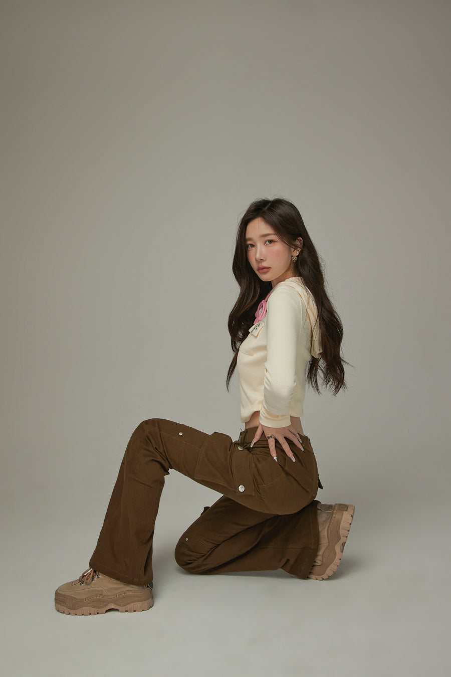 CHUU Pocket Bootcut Daily Pants