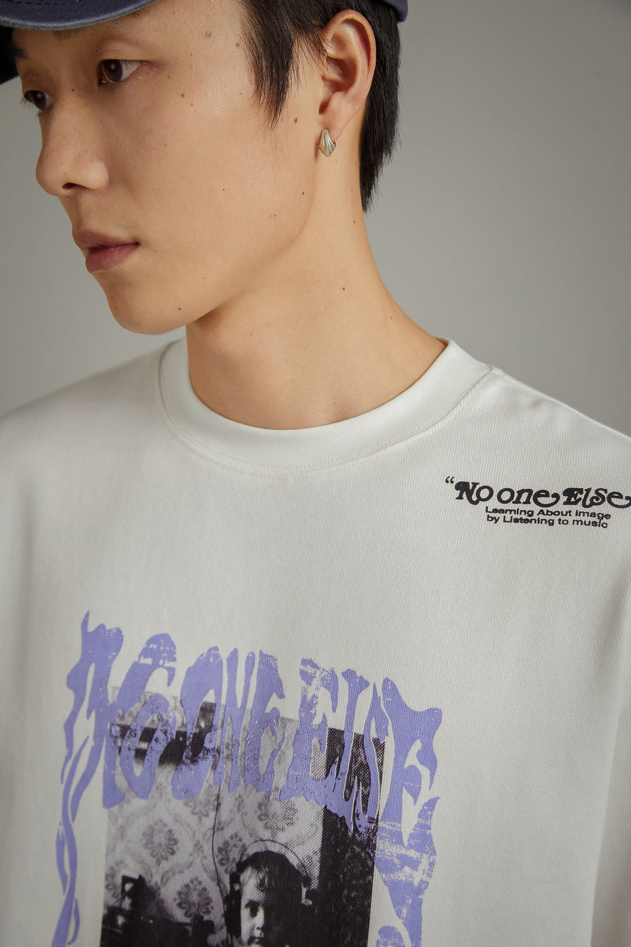 CHUU Music Printed Boxy T-Shirt