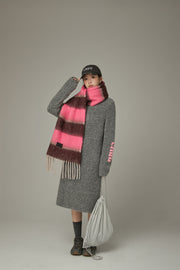 Striped Fringe Muffler