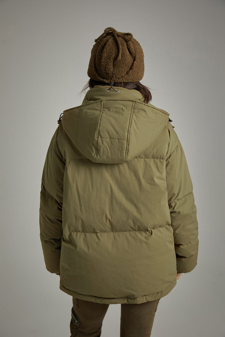 CHUU Hooded Loose Padded Jacket