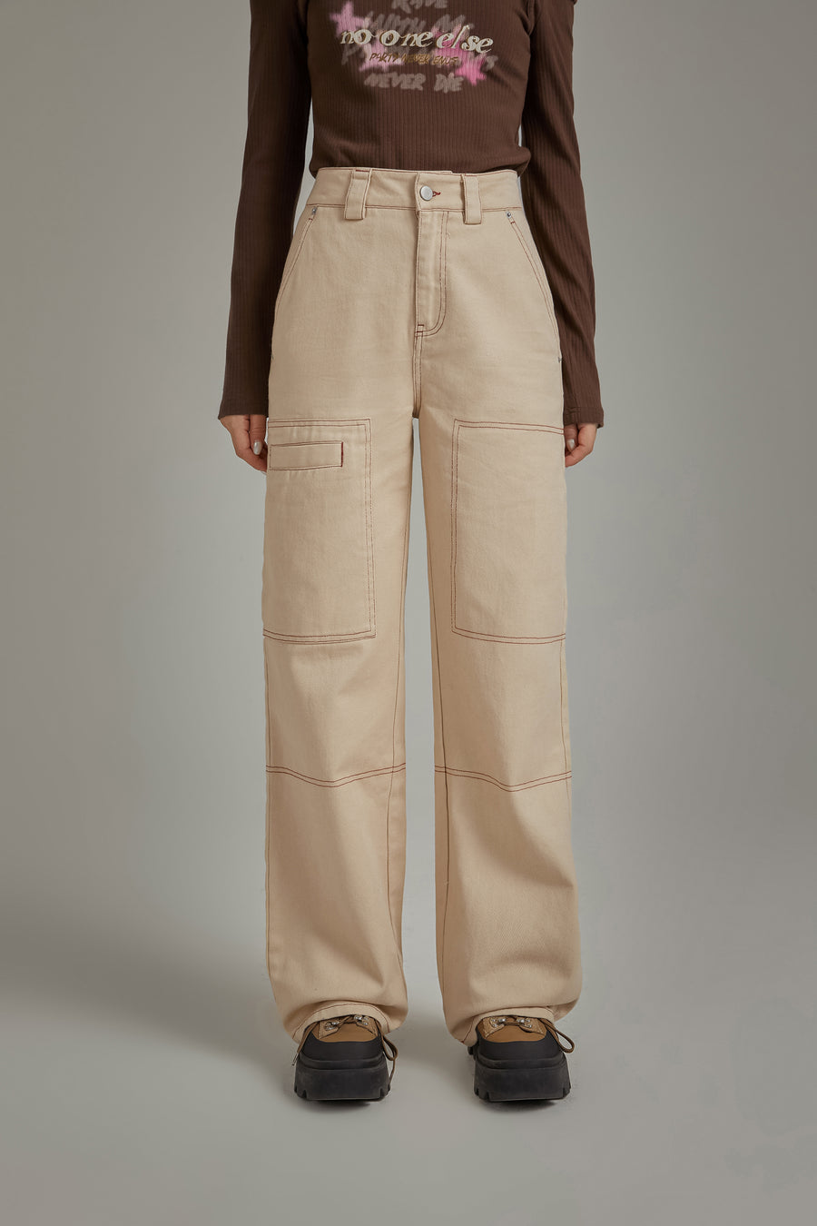 CHUU Cargo Wide Pants