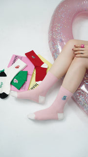 Rabbit Logo High Socks