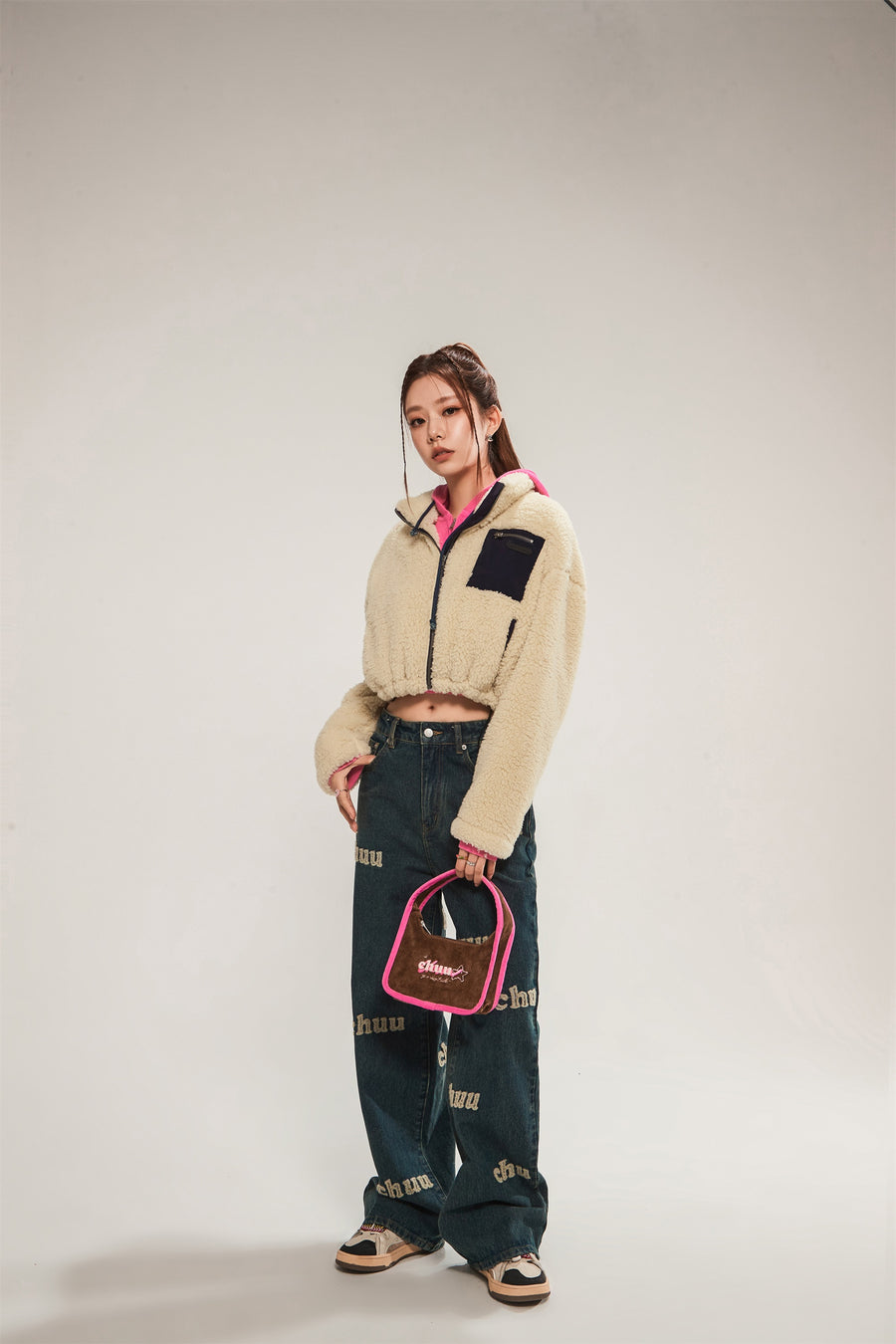 CHUU Daily Color Fleece Jacket