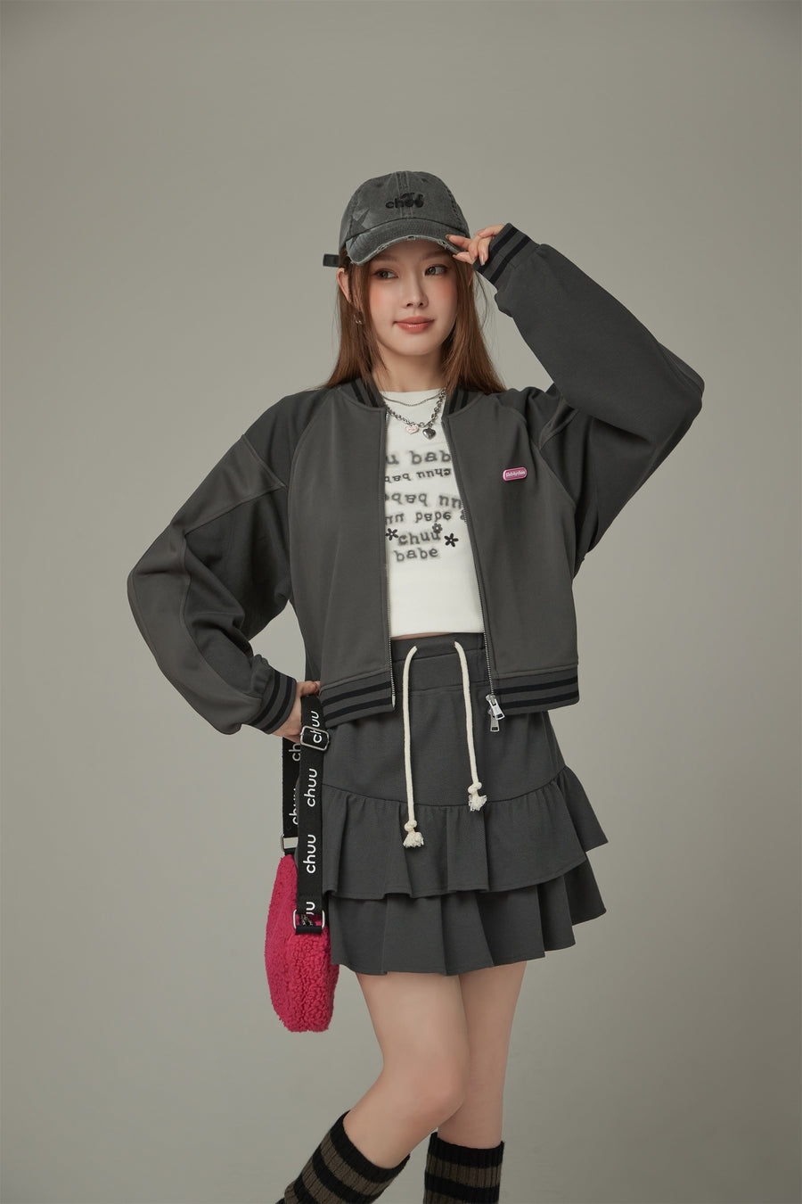 CHUU Varsity Loose Fit Jacket