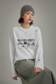 Logo Mushroom Long Sleeve T-Shirt