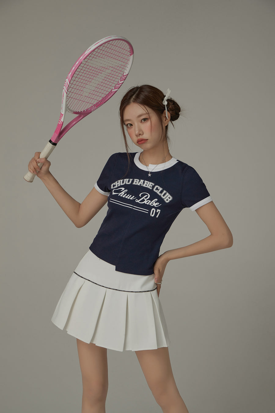 CHUU Babe Club Sporty Varsity T-Shirt