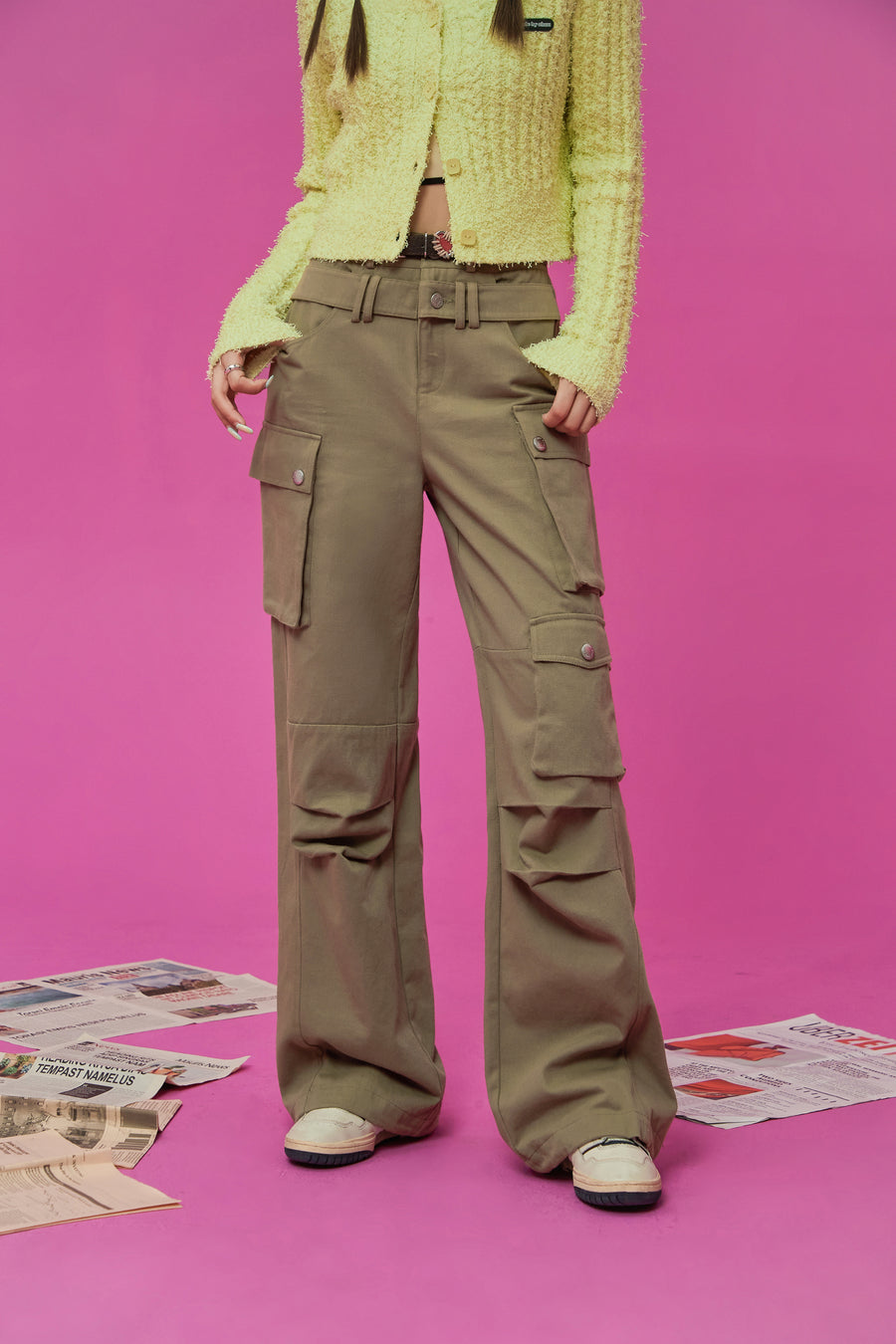 CHUU Daily Pocket Wide Pants