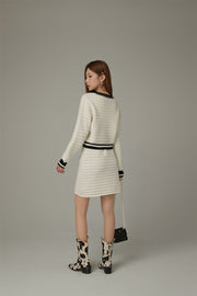 Logo Jacquard Knit Skirt