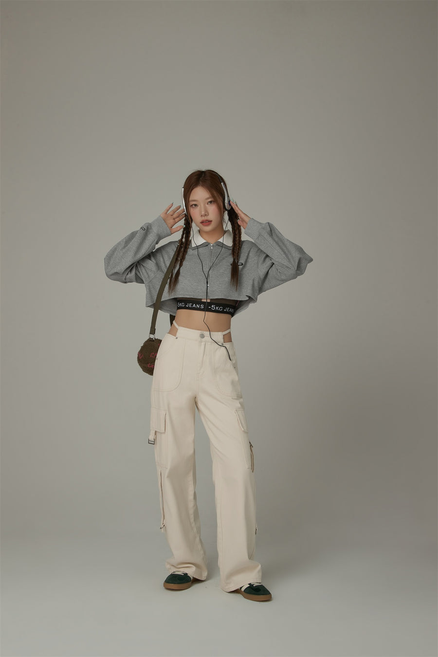 CHUU Pocket Straps Cargo Wide Pants