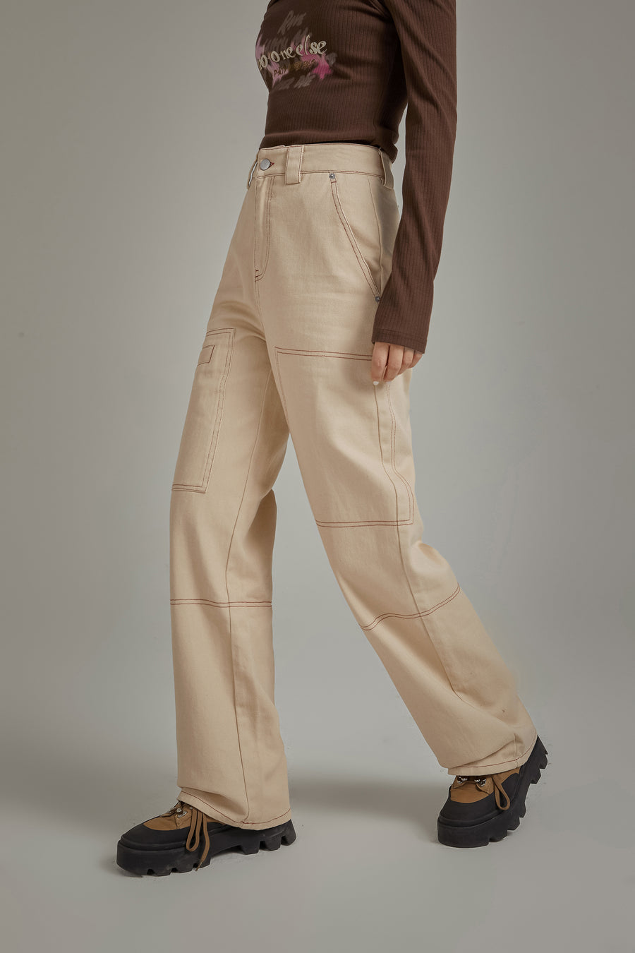 CHUU Cargo Wide Pants