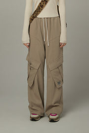 Elastic Waist Pocket Sweatpants