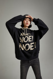 Logo Lettering Boxy Sweatshirt