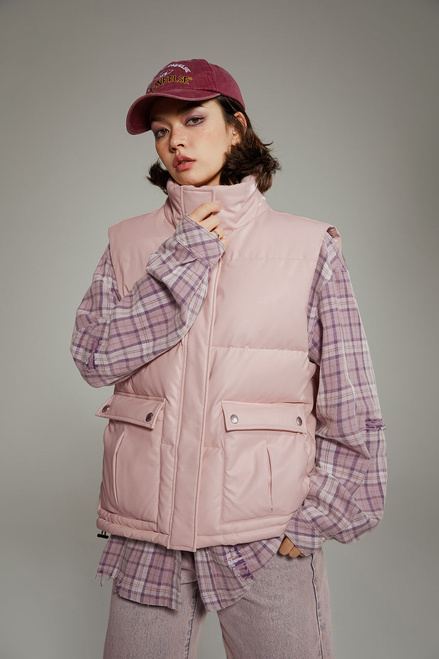 CHUU Oversized Padded Vest