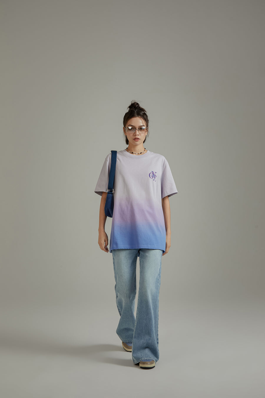 CHUU Logo Gradient Boxy T-Shirt