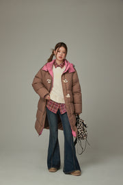 Boxy Padded Long Coat