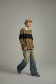 Polo Neck Color T-Shirt