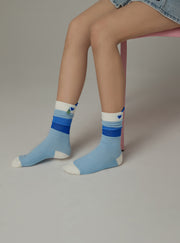 Heart Colors High Socks