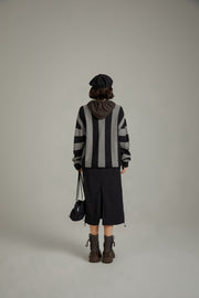 Vintage Color Scheme Stripe Knit Sweater