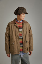 Corduroy Collar Jacket