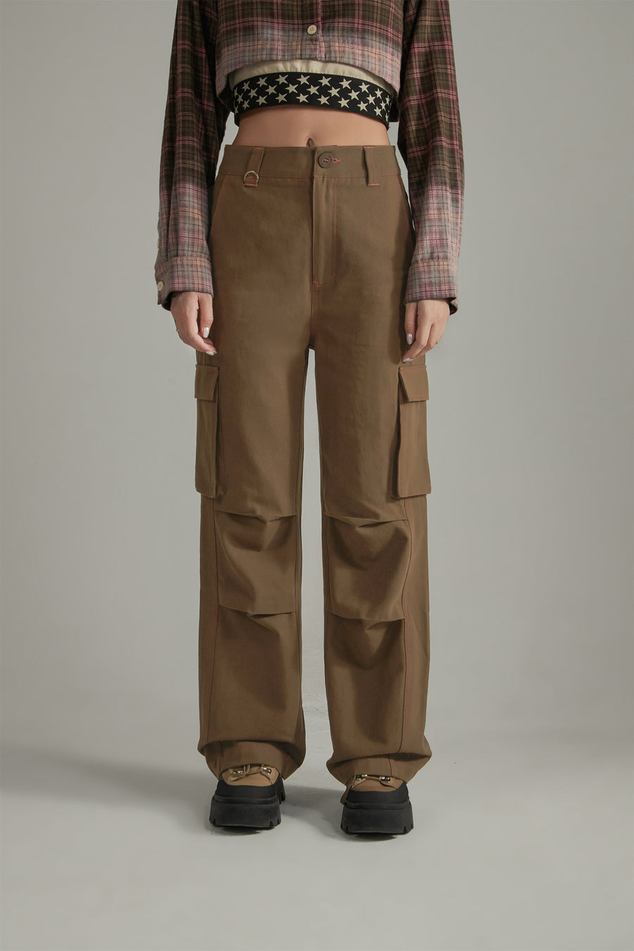 CHUU Basic Wide Cargo Pants