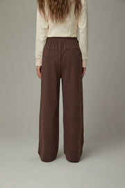 Logo String Wide Pants