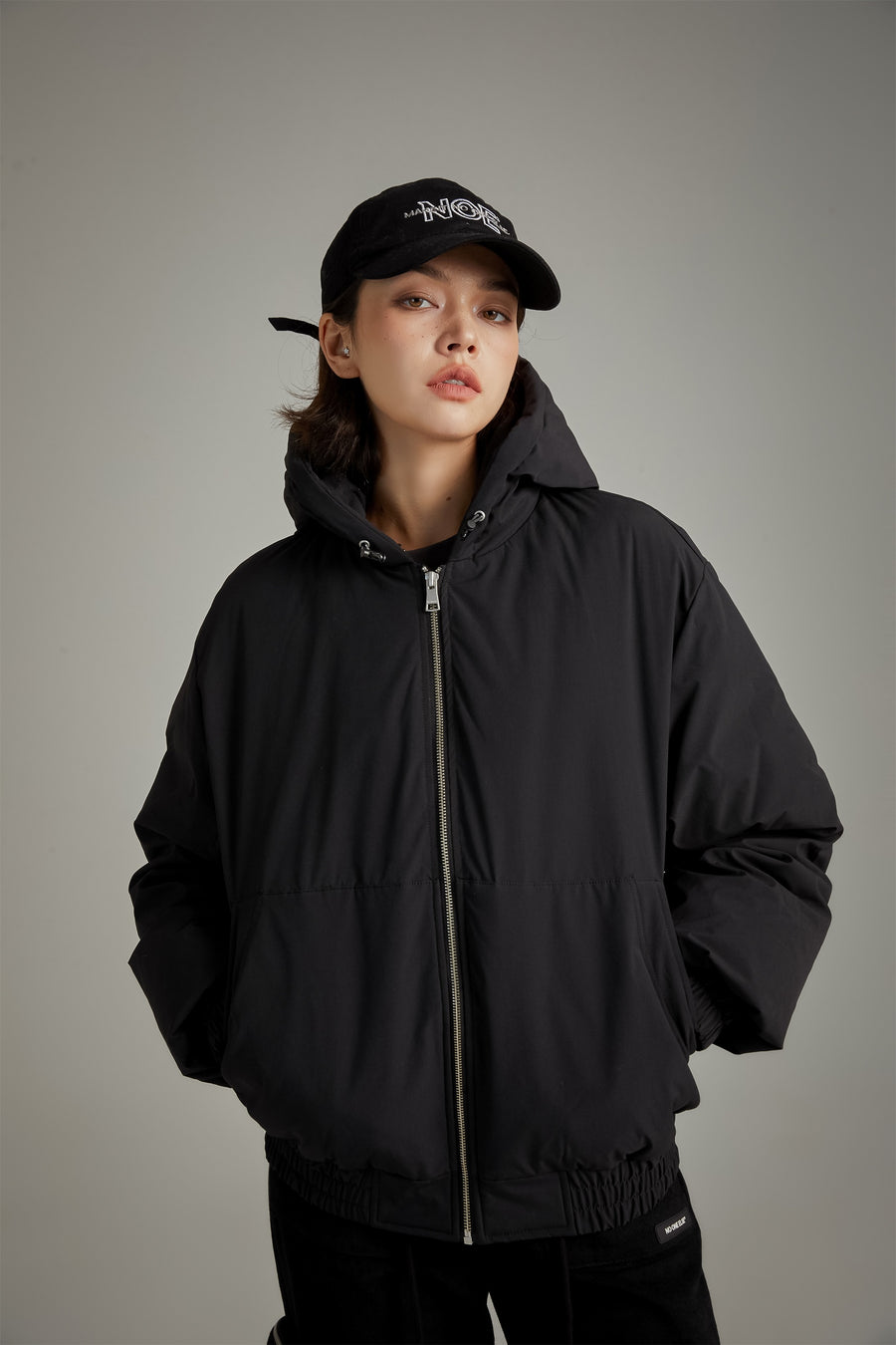 CHUU Hood Overfit Padded Jacket