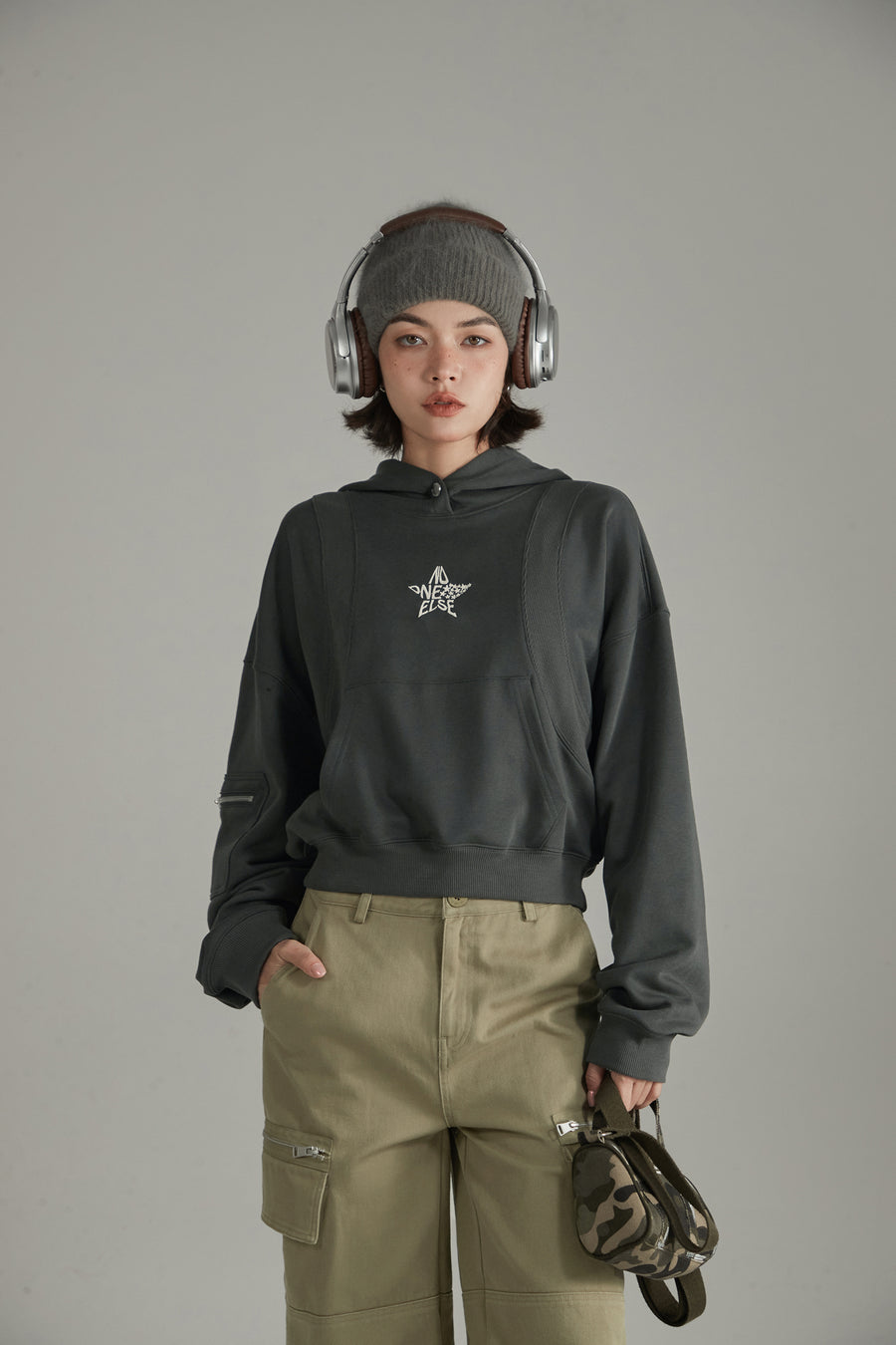 CHUU Star Basic Hoodie