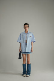 Cotton Loose-Fitting Daily Shirt