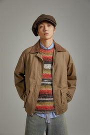 Corduroy Collar Jacket