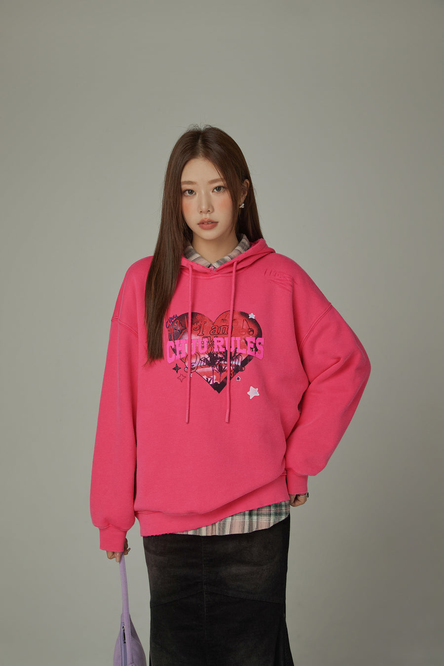 CHUU Queen Heart Rouge Hoodie