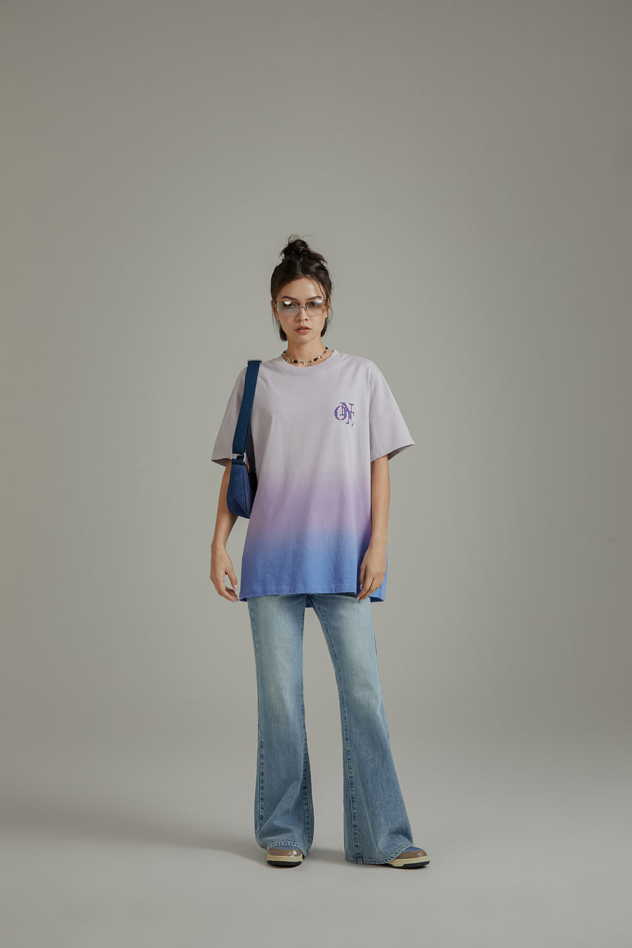 CHUU Logo Gradient Boxy T-Shirt