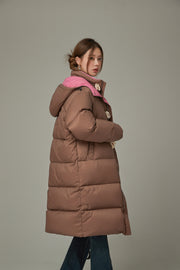 Boxy Padded Long Coat