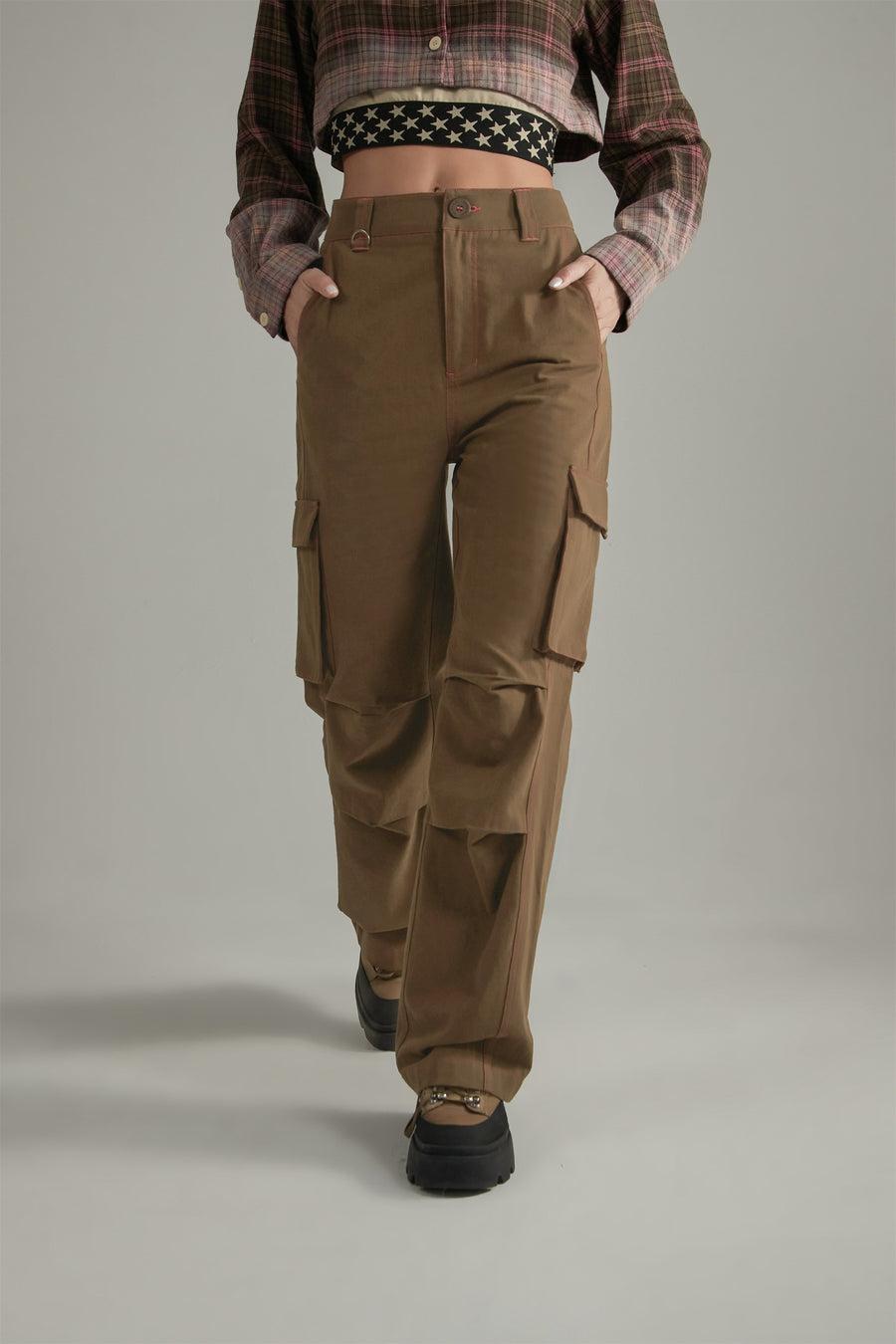 CHUU Basic Wide Cargo Pants