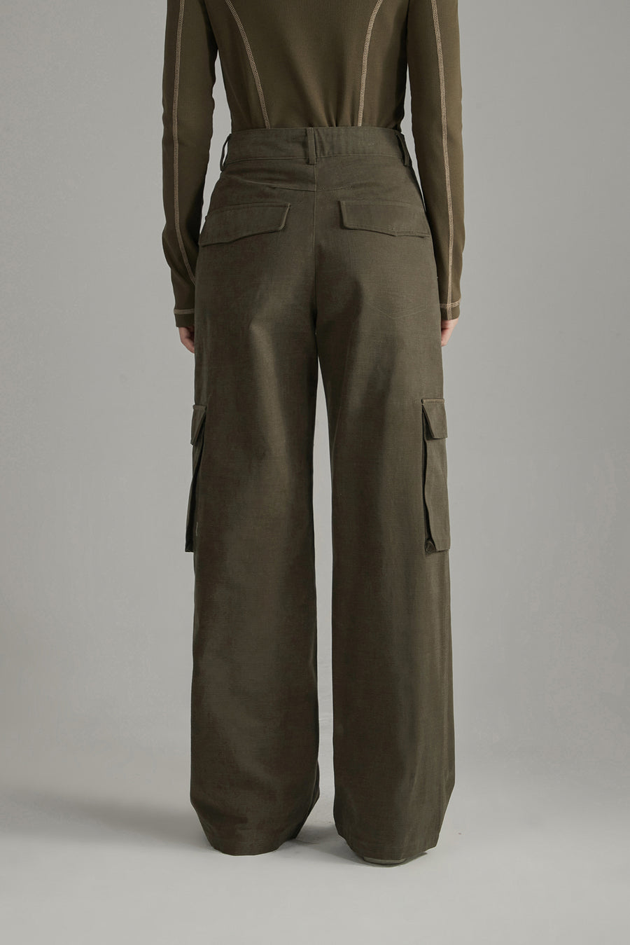 CHUU Casual String Wide Pants