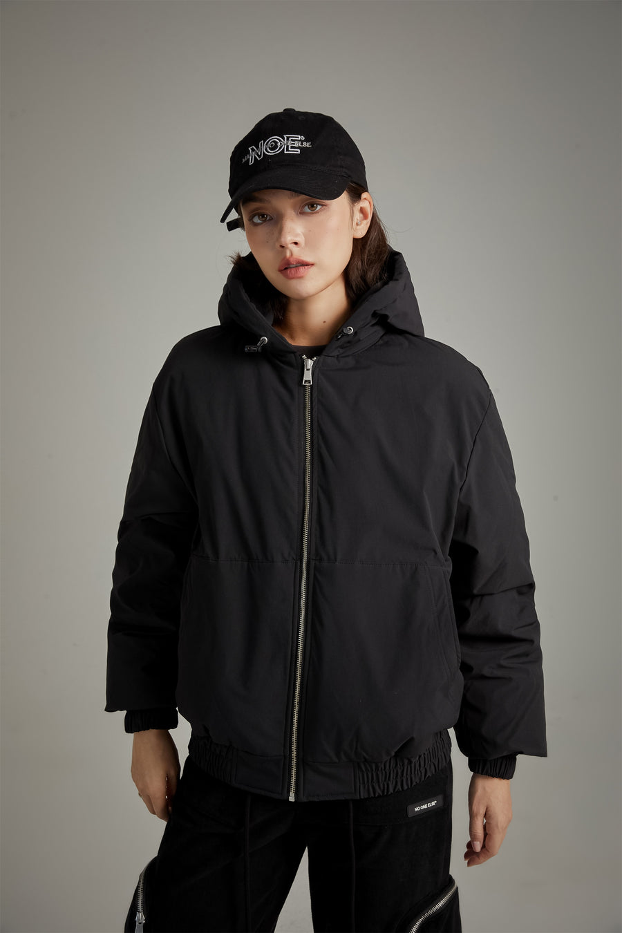 CHUU Hood Overfit Padded Jacket