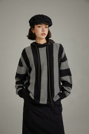 Vintage Color Scheme Stripe Knit Sweater