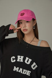 Heart Chuu Denim Ball Cap