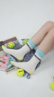 Cute Hearts Multi Color High Socks