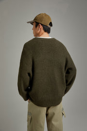 Pocket Loose Fit Knit Sweater